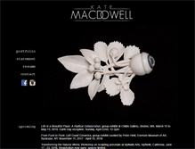 Tablet Screenshot of katemacdowell.com